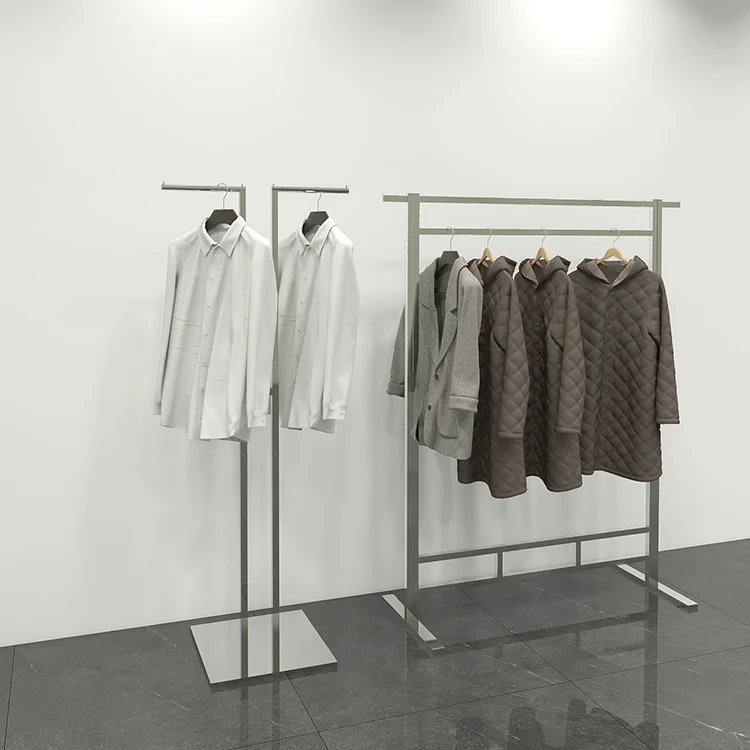 Clothes Store Portable Rack Metal Women Clothing Shop Display Furniture