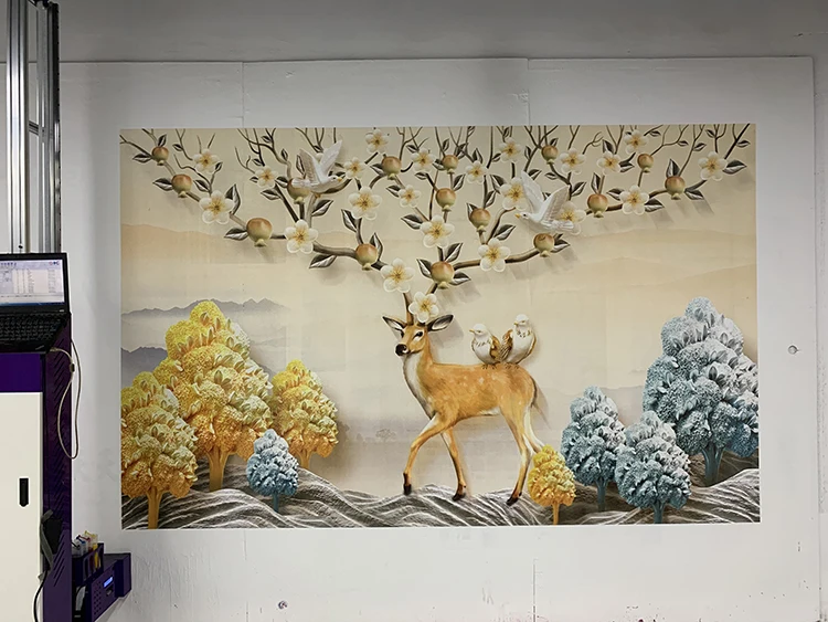 three-dimensional 3d floor wall printer machine