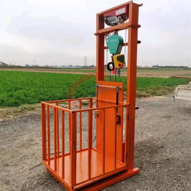 Portable Hoist Motor Small Size Cargo Lifting Equipment Electric Platform 10m electric cargo lift winch