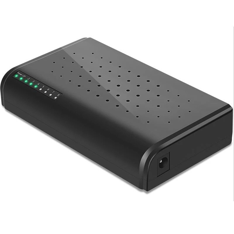 6Port +2  POE  Switch 10/100Mbps IEEE 802.3 af/at network switch non poe for cctv camera system