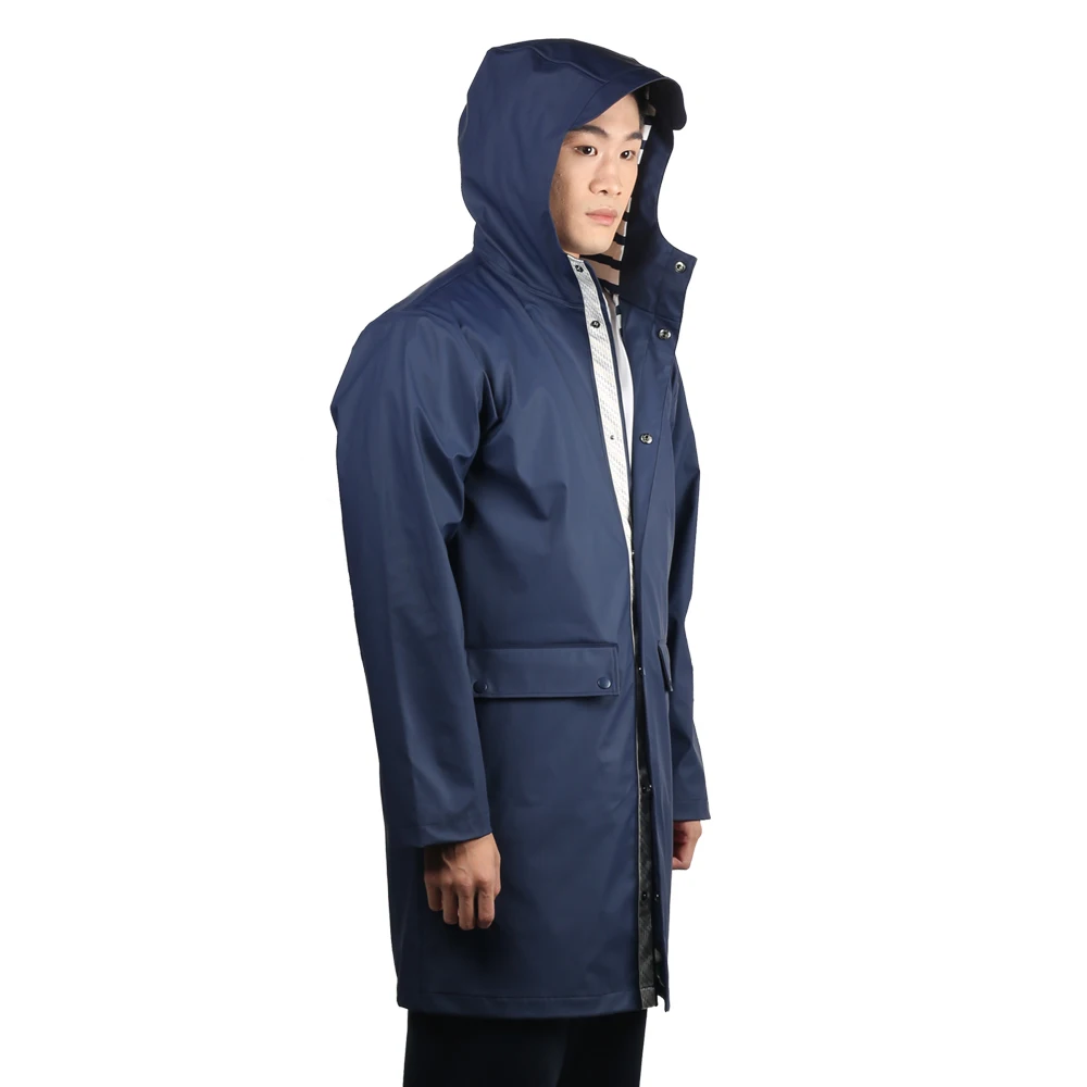High-end waterproof jacket outdoor trench coat simple fashion field work urban commuter coat custom factory