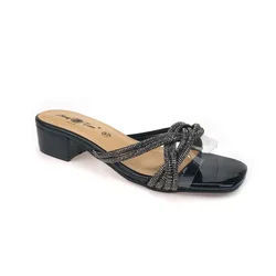 Сандалии-желе женские на квадратном каблуке, босоножки без шнуровки, с квадратным каблуком, без застежки, модная обувь для девушек и женщин