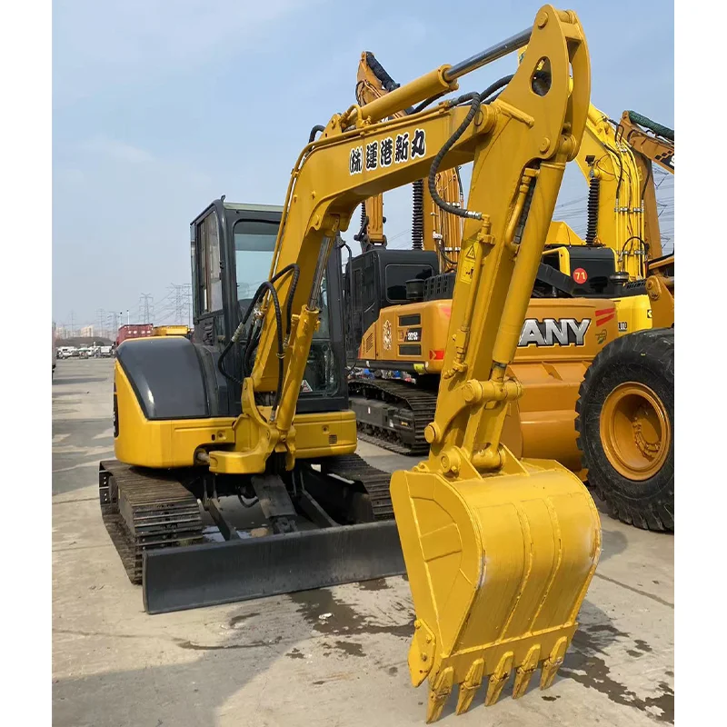 JUEFU used mini excavators small digging machine Komatsu  pc55 pc56 mini digger Hydraulic Crawler Excavator