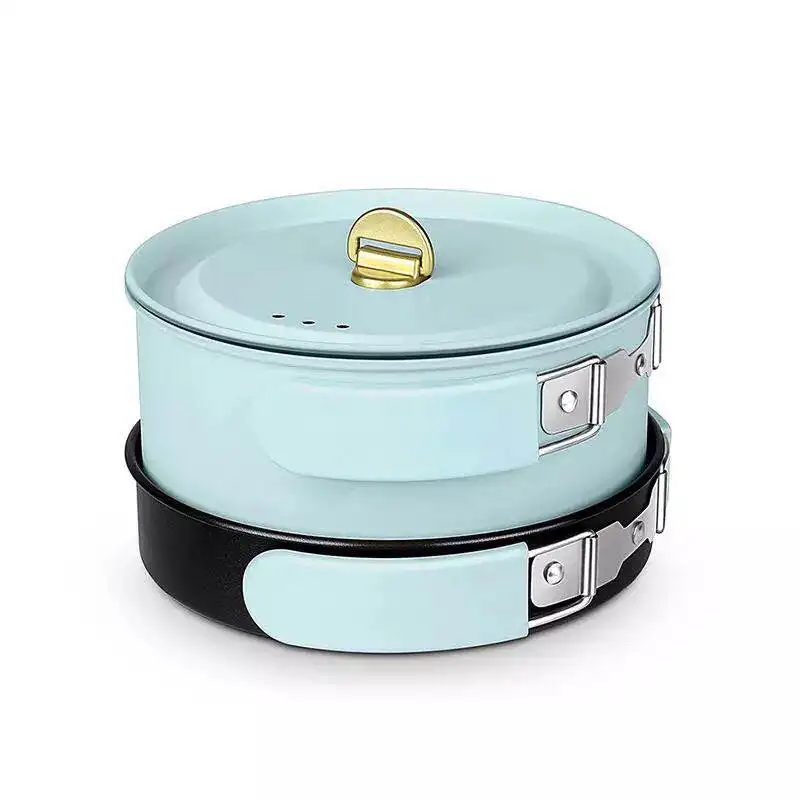 110V/220V 1.5L SUS304 fashion polish finished pot food grade PP plastic electric travel cooker