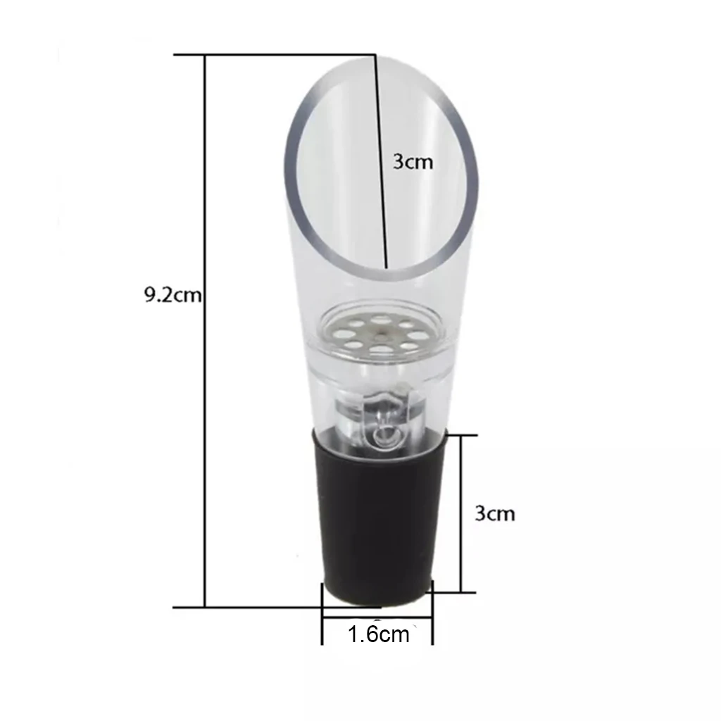 Amazon Hot Sales Red Wine Bottle Pourer Air Aerator Portable Decanter Pourer And Quick Decanter Spout Wine Aerator Pourer