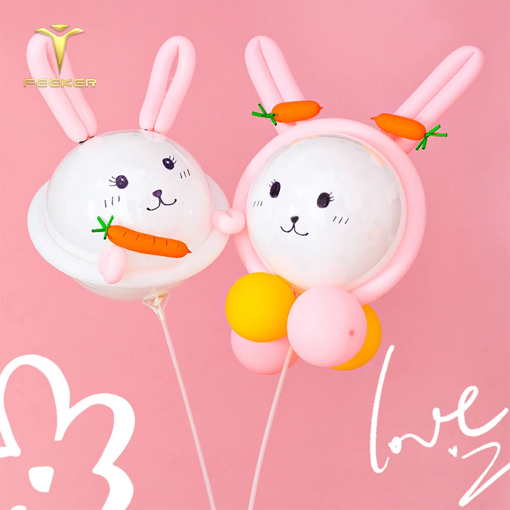 Bobo Balloons: Transparent, Inflatable, Helium-Filled With Metallic Colors And LED Lights