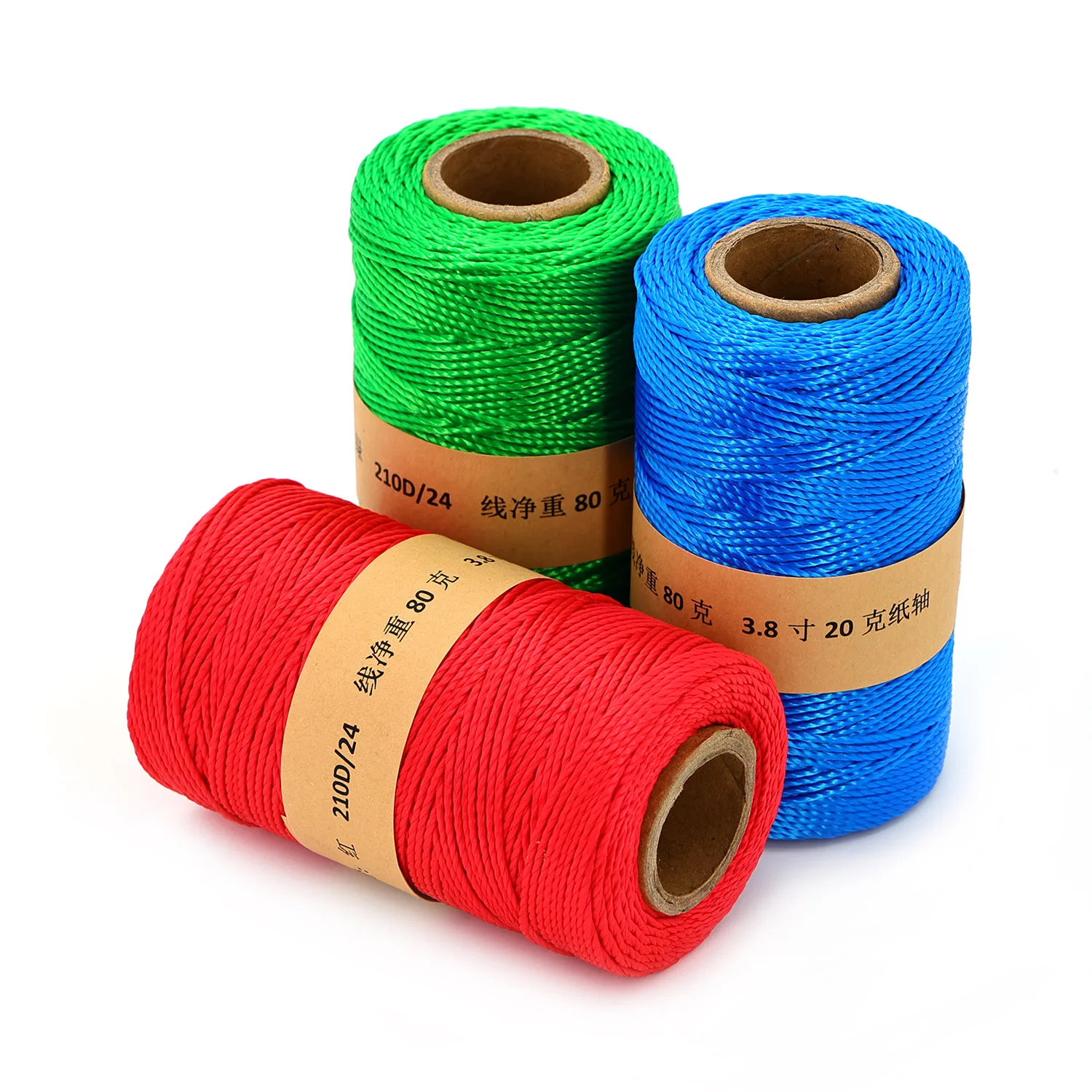 210D 24ply PP упаковка ниток пластиковая рыболовная шпагат полипропиленовая нейлоновая для продажи