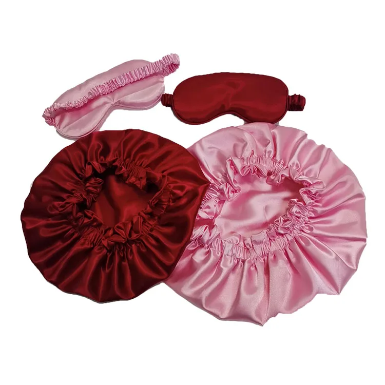 Эластичная имитация шелковой шляпы атласная наглазник набор для взрослых и детей