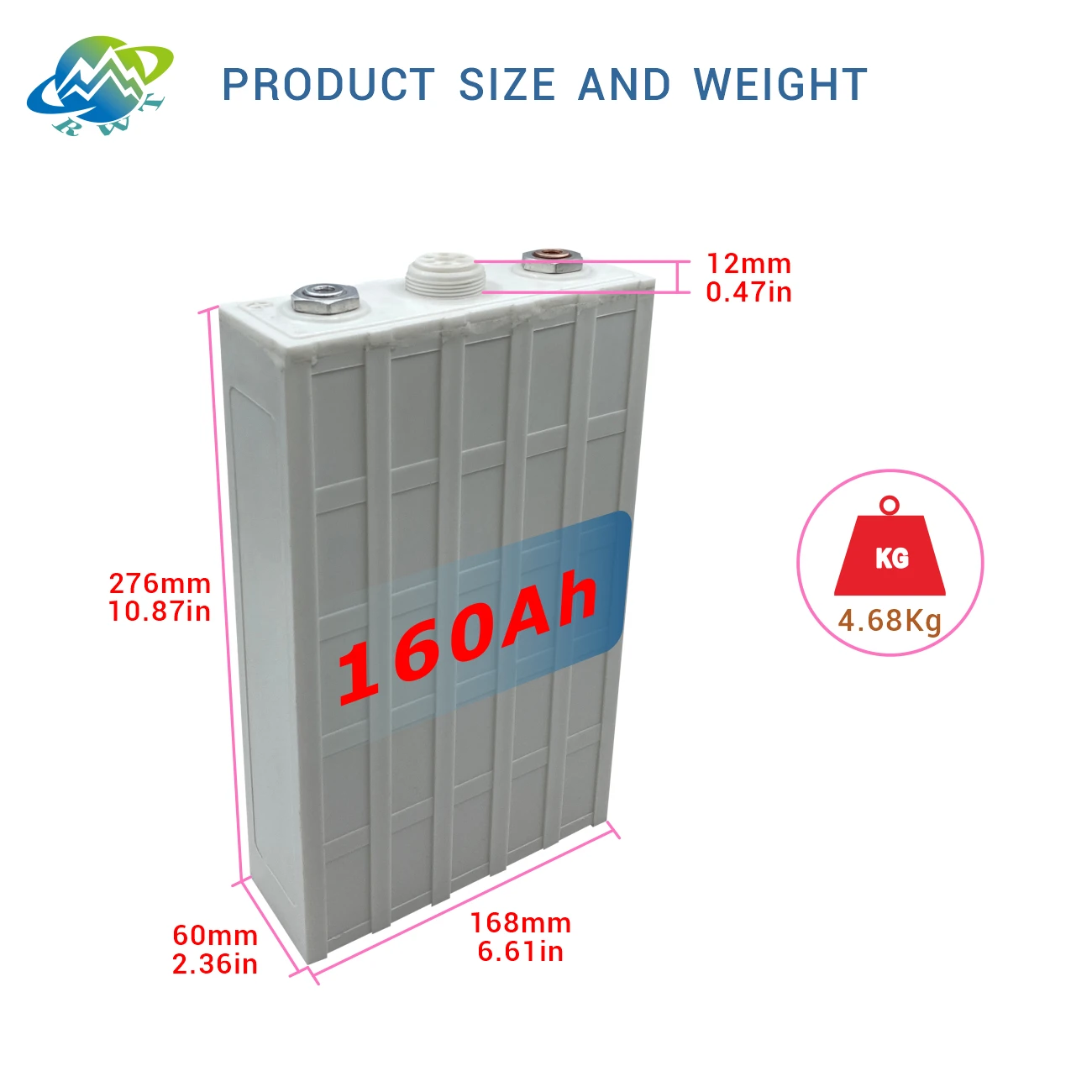 Глубокий цикл RWT LiFePO4 3 2 V 138Ah 160Ah 176Ah 180Ah 200Ah 230Ah 250Ah 500Ah Hong Sifang серия 48v 200ah литиевая солнечная