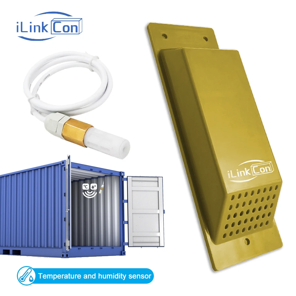 ILinkCon 26000 мАч большой емкости Ip67 Глобальный датчик температуры и влажности контейнера Gps трекер