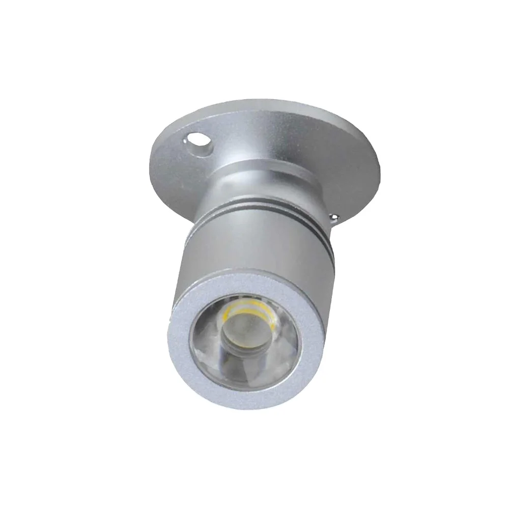 50/60Hz ac 100-240v diameter 20mm 3w cabinet showcase battery operated mini led spotlight