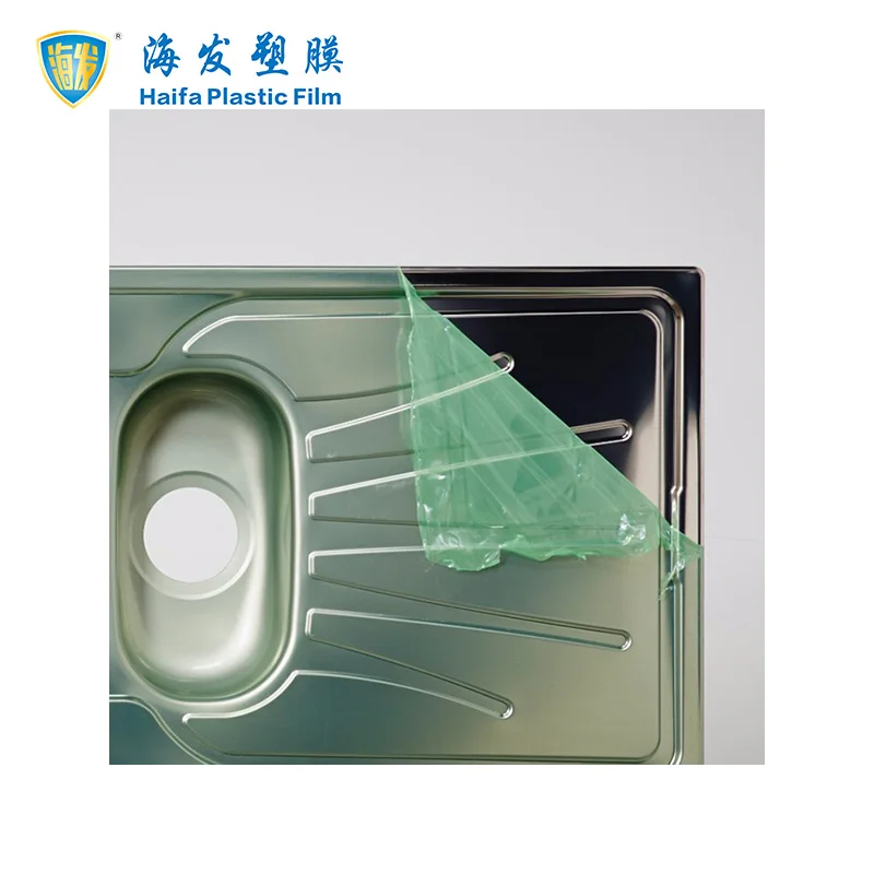 black and white pe protection film for stainless steel