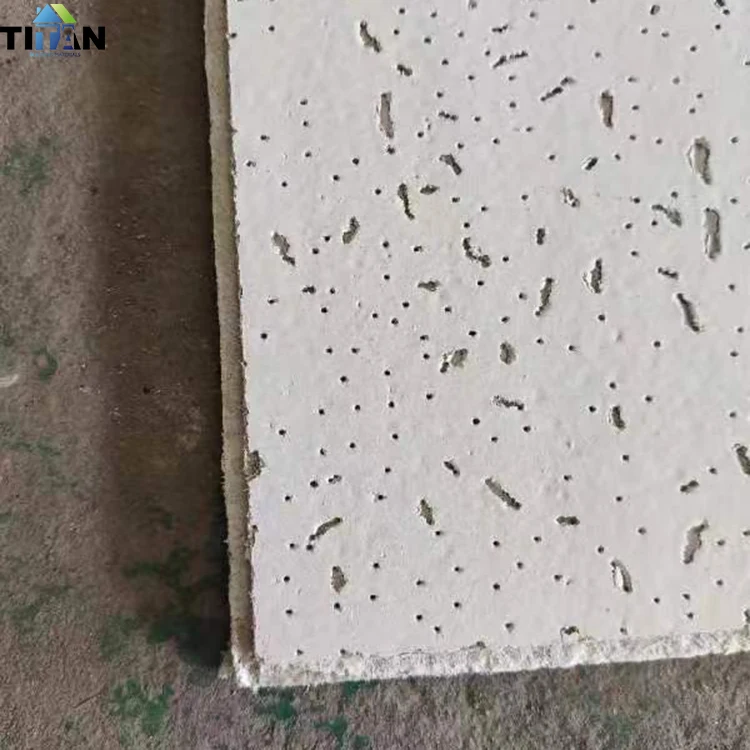 USA Black Ceiling Tiles 60 X 60 Acoustic Fiberboard Drop T Bar Ceiling Tiles 2X2