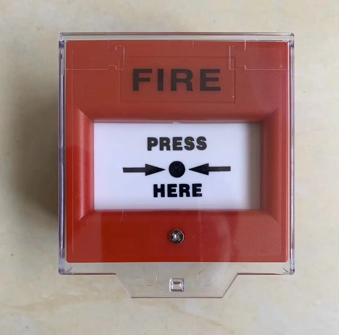Manual Fire Alarm Push Button, red fire alarm break glass ,Manual Call Point
