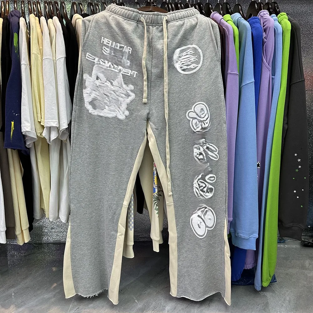 Designer brand Top quality hell sweatpants star apparel Streetwear hip hop 100% cotton sweatshirt custom hell pants