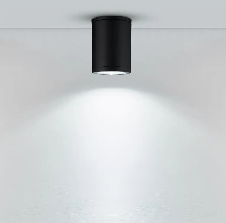 P9012 3 Years warranty cylinder ceiling downlight surface mounted outdoor led Ceiling Spotlight