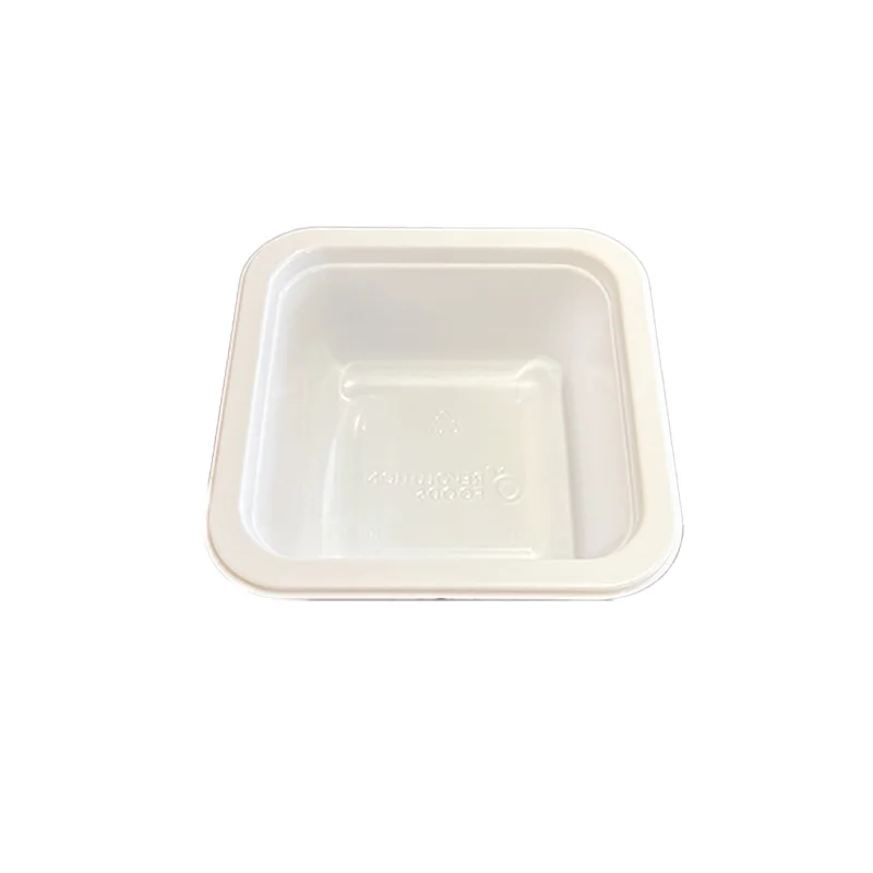 White 100% Recycled CPET Trays Ovenable 12 Compartment Disposable Airline Food Packaging Plastic Bakery CPET Container With Film