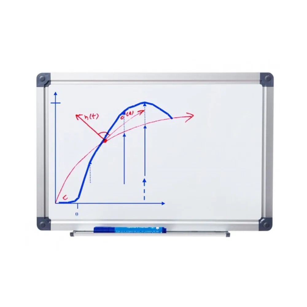 Whiteboard Marker Pen Erasable Writing Board with Pen Tray