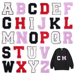 Custom Wholesale Fabric Applique Embroidered Numbers Letter Laser Patch Letter Patches