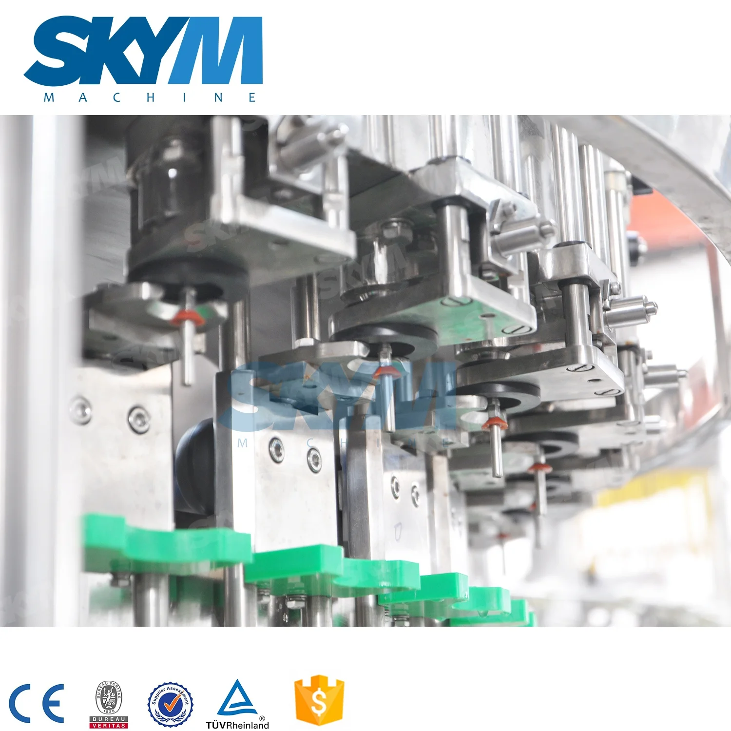 Wholesale Price 8000BPH Automatic PET Glass Bottled Carbonated Water Juice Beverage Bottle Filling Sealing Machines Production