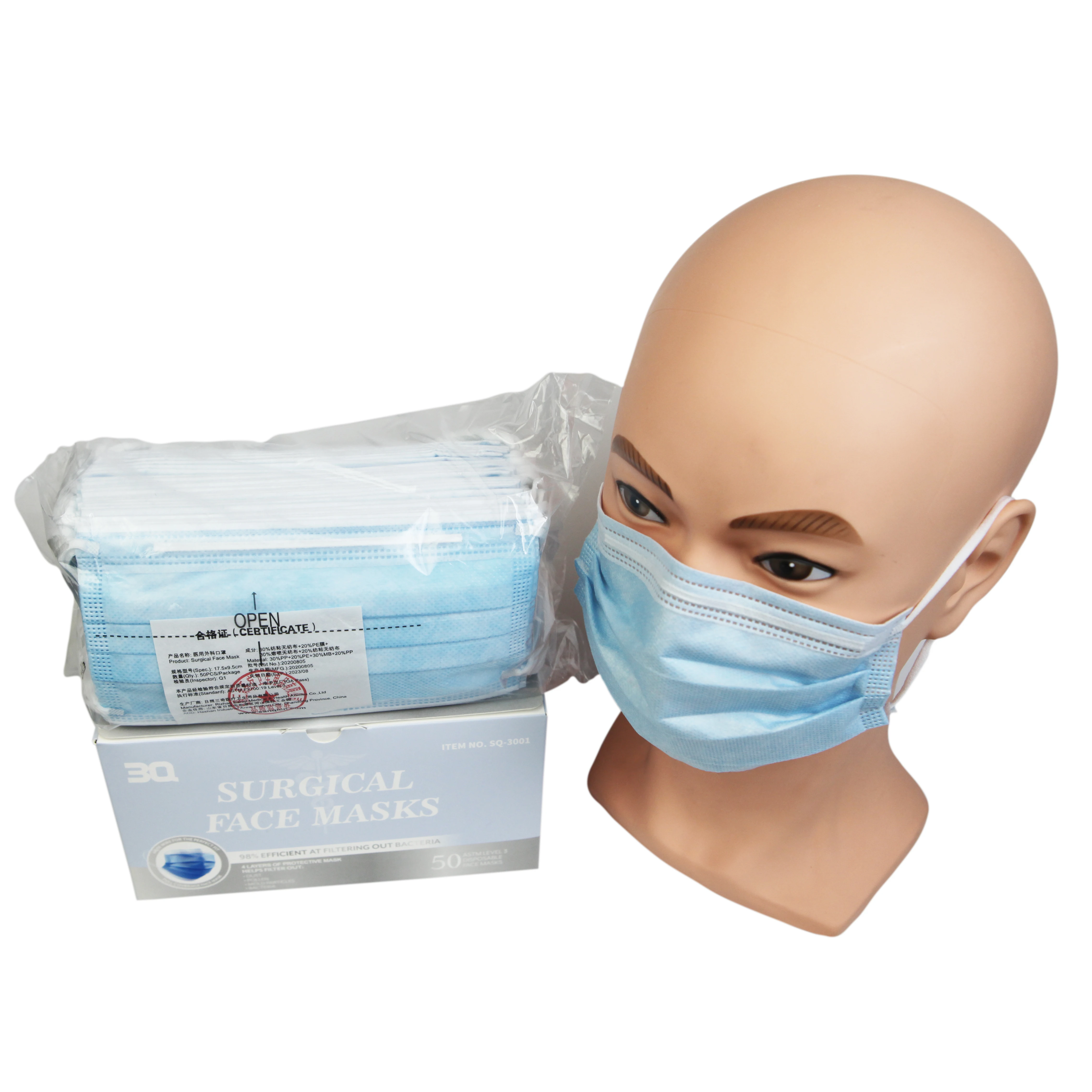 Colored 3ply Face Mask Protective Maskes Medical Disposable Logo Custom Nose Dust Respiratory Facemask