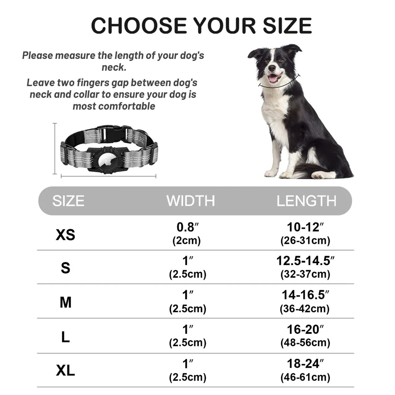 Waterproof Real Time Tracking Support Airtag GPS Dog Tracker Smart Collar dog collar for Dogs cats pet