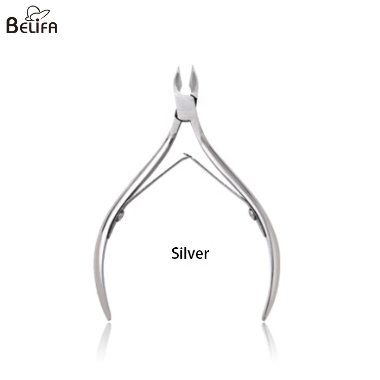 Professional manicure pedicure stainless steel rainbow nail clipper/nail art cuticle nipper/nail cuticle cutter
