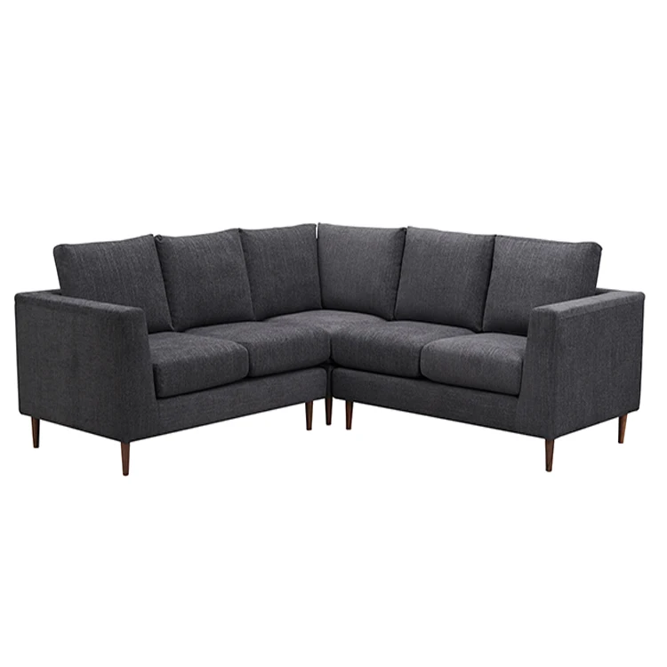 Welliton OEM&ODM  modern fabric sofa set living room furniture WL-0663  l couch l shaped sectional sofas