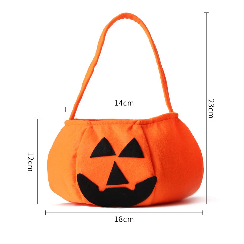 Factory Wholesale Halloween Decor Feste Halloween Candy Bucket Bag