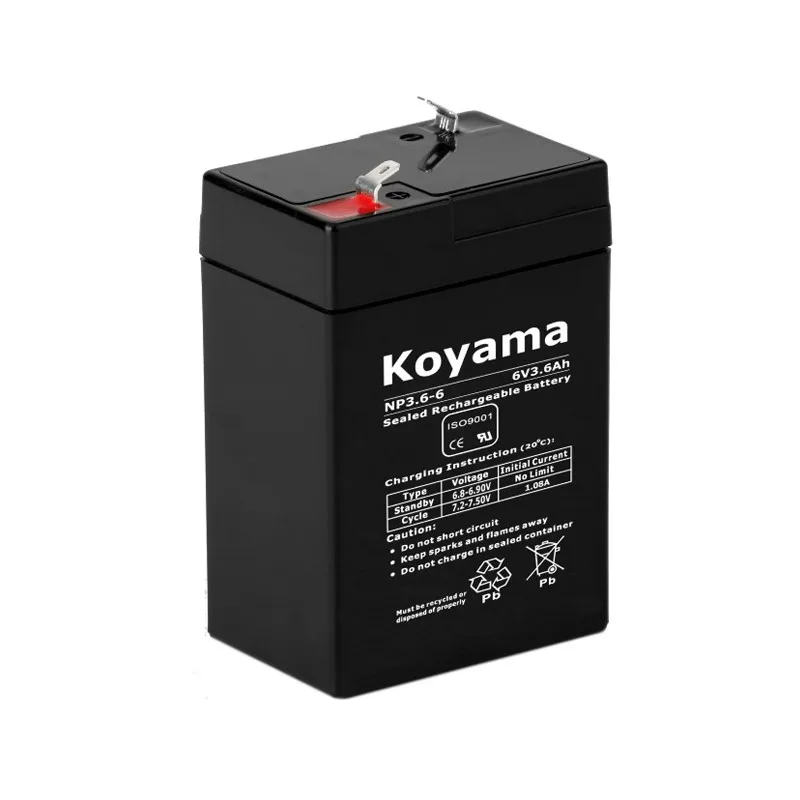 6V 2.5AH Sealed Rechargeable Battery UPS Battery