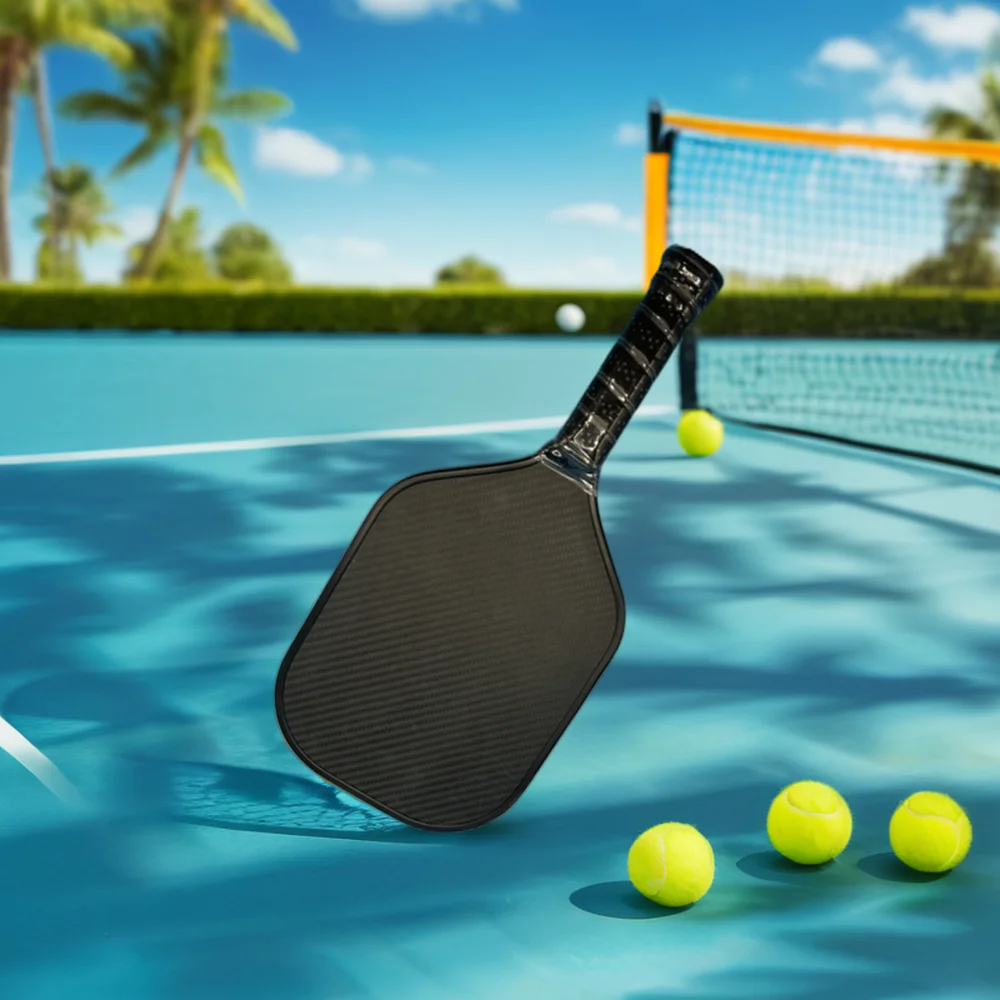 USAPA Certified High Strength Professional Pickleball Racket with Frosted Surface 3K Carbon Fiber Paddle Thermoforming Process
