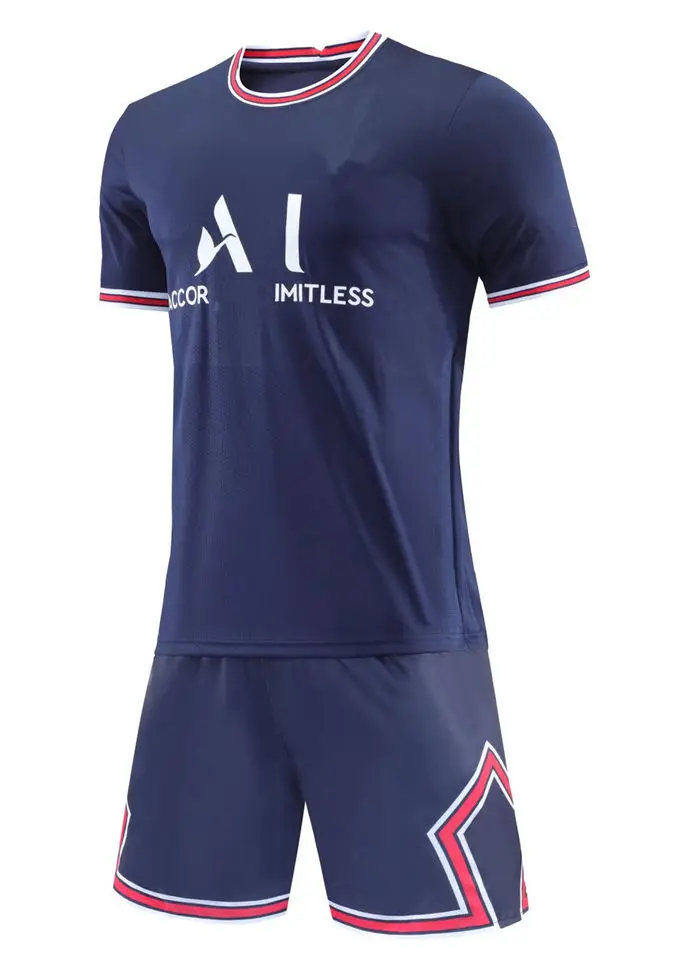 Paris Messi Number 30 Home Soccer Jersey Design custom Men Kids Football Uniform