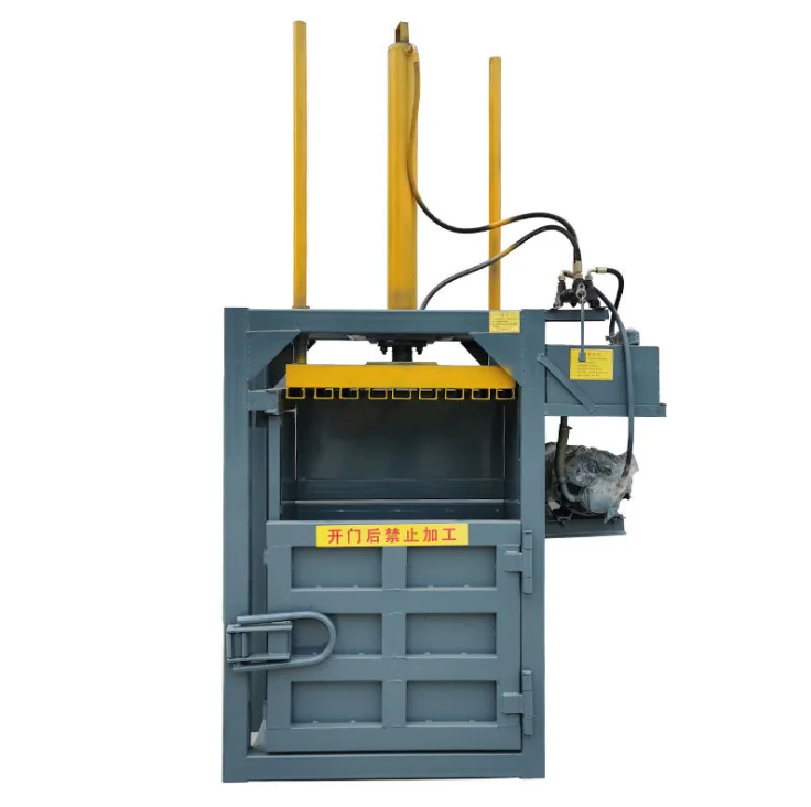 Carton compress baler vertical hydraulic cardboard box baling press/hydraulic carton compress baler packing machine