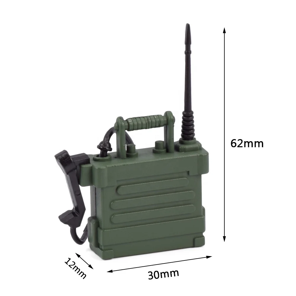 RC Decoration Radio Station Phone for 1/10 RC Crawler Car Axial SCX10 90046 TF2 Traxxas TRX-4