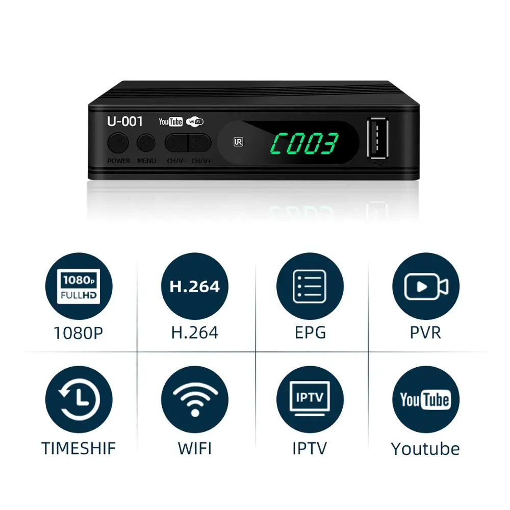 ТВ приставка HD FTA DVB T DVB-T2