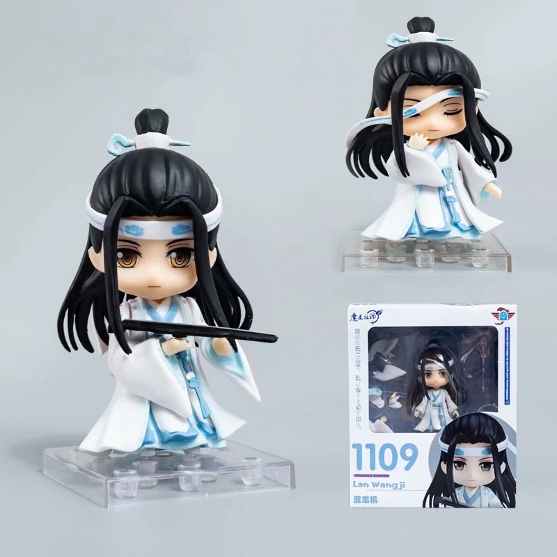 10cm Anime Mo Dao Zu Shi Wei Wuxian Yi Ling Lao Zu Figure  Lan WangJi PVC Action Figure collectible model toy for gifts