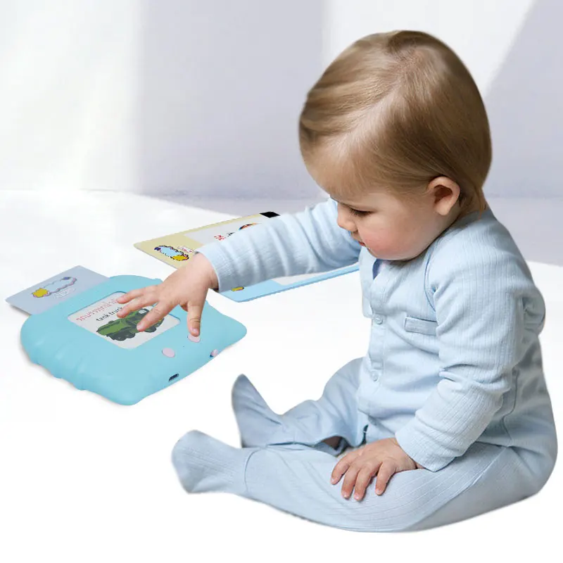 Voiced Sight Cartoon Resource Electronic Early Education Language Learning Machine 2 In 1 Thai Flash Cards Reader Boys