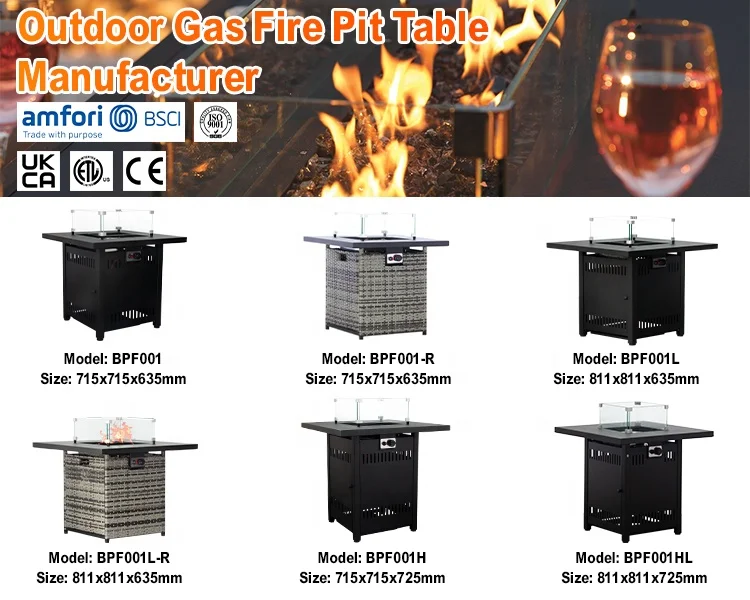 fire pit table outdoor hot sale gas heater 15 years manufacturer professional with  good quality