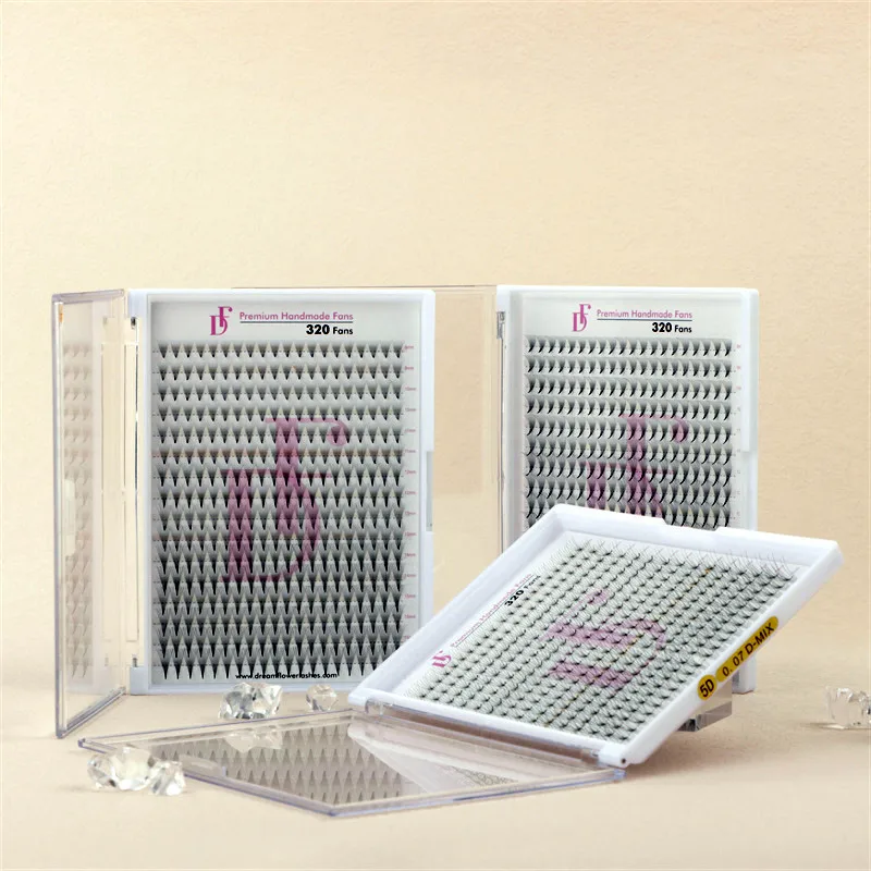 cashmere lash trays big tray premade fluffy mink lash extensions 10d 0.05 short stem premade lashes 16 lines d curl