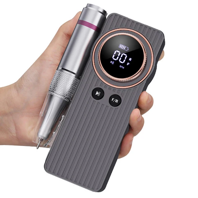 Portable Nail Polisher Engraving  rechargeable nail drill can adjust speed easy to carry nail machine