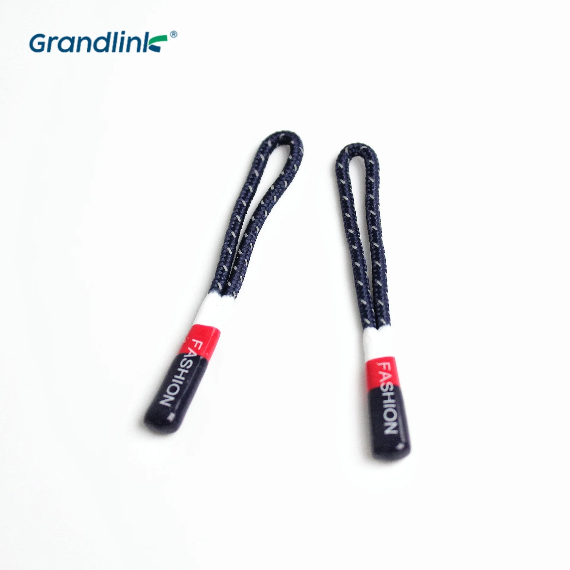 Custom Logo Patten Plastic Zipper Puller Colorful Rope Custom Zipper Puller Replacement Zipper Puller Cord