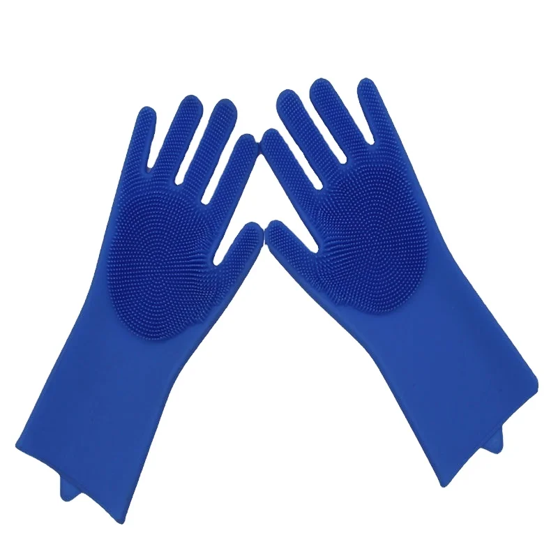 Silicone Gloves With Wash House Holding Cleaning Waterproof