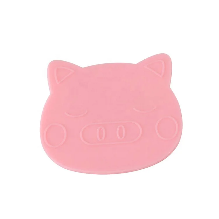 Cartoon Animal Bird Piggie Frog Shape Silicone Cup Coaster