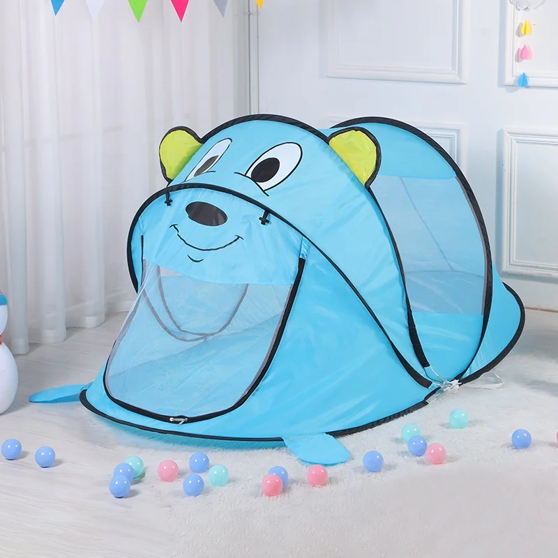 Детский портативный складной игровой домик вигвам игрушка для сна маленькая милая мультяшная палатка с