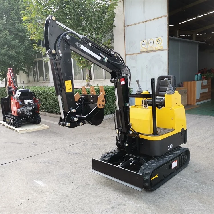 Cheap Home Use Factory Direct Supply 885kgs Diesel Or Epa Gasoline Engine Kv10 Mini Excavator