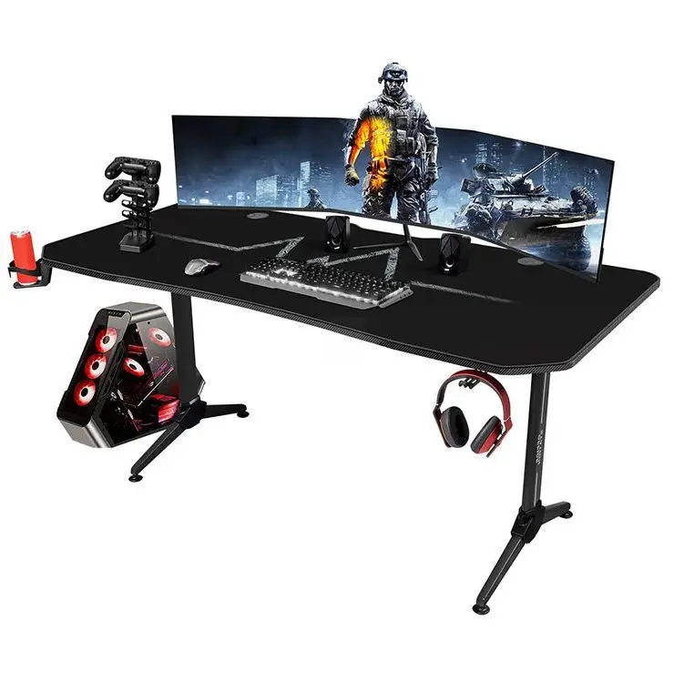 Computer Chair Ergonomic Office Adjustable Gaming Table With Height Adjuster Mechanism L-Shaped Drafting Desk