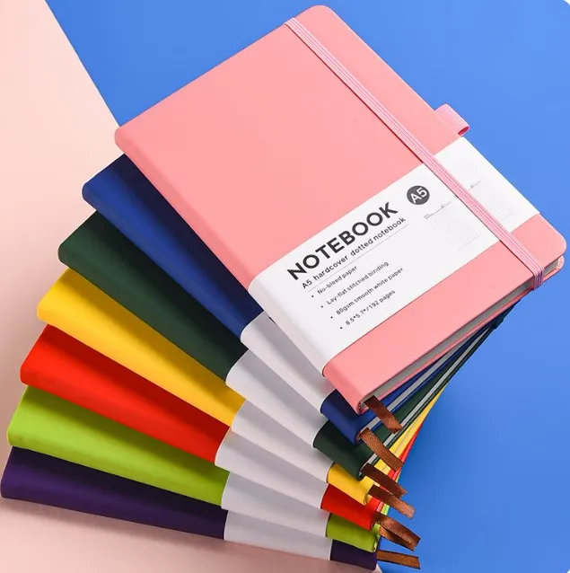 Custom Cheap Bulk Wholesale Luxury Custom Logo Journal Hardcover Notebooks A5 Leather Notebooks For School