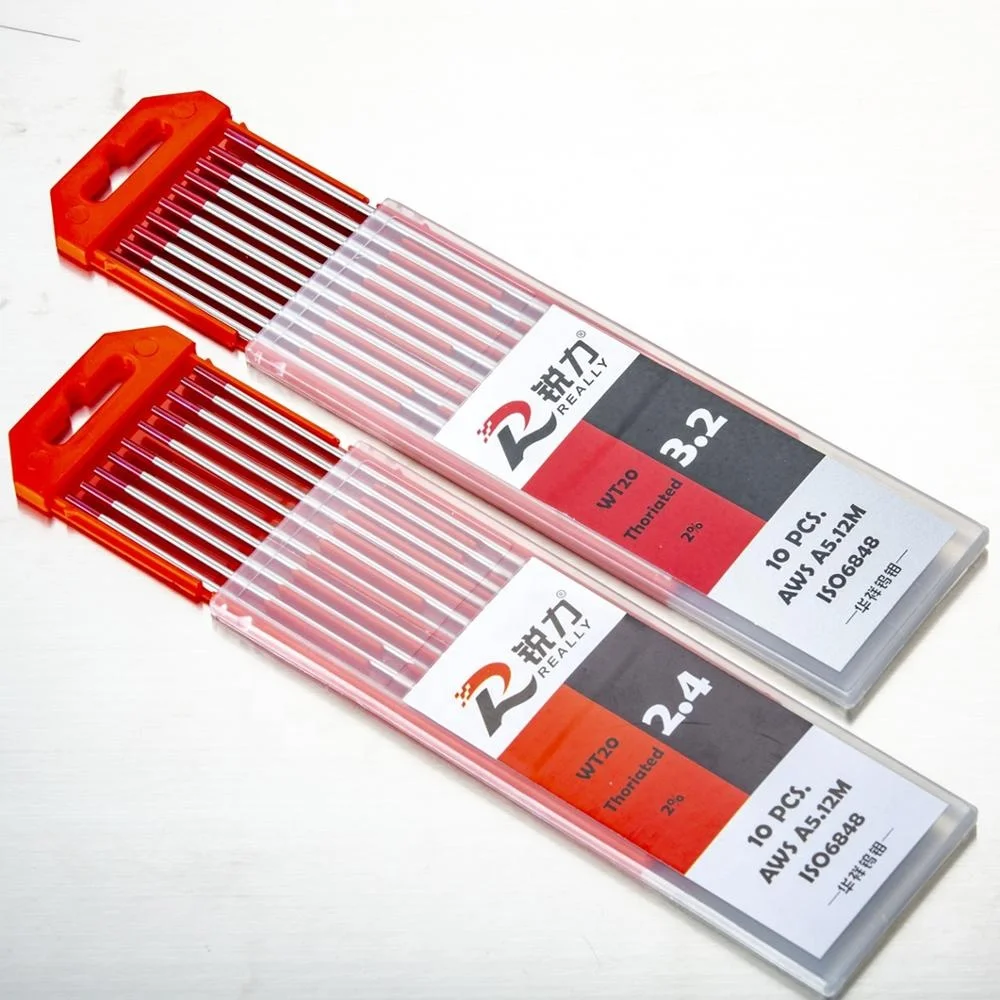 WT20 вольфрамовые электроды 2% Торий Вольфрамовый электрод Ewth-2 для аргонодуговой сварки и Tig сварочный аппарат