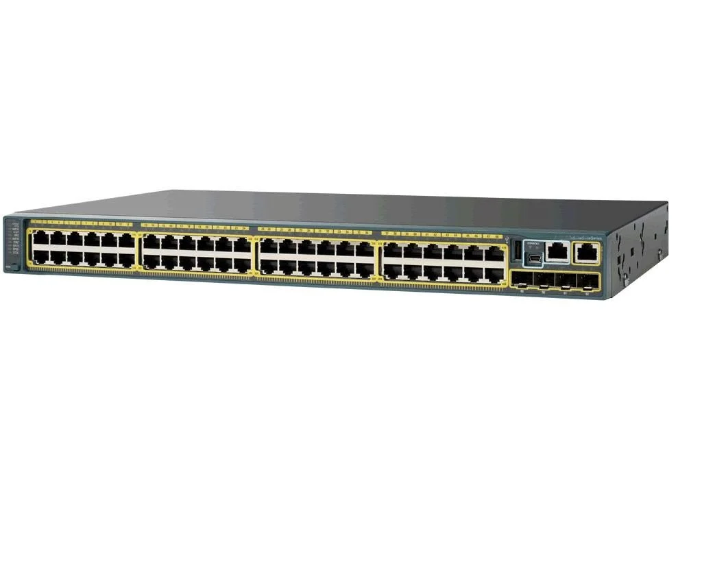 WS-C2960X-48FPS-L Used 48 Port 2960-X 48 GigE PoE 740W 4 x 1G SFP LAN Base Switches