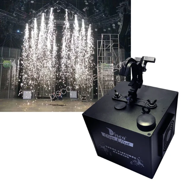 Ready stock Tip top waterfall hanging cold spark fountain machine power sparkler for events party festival birthday wedding